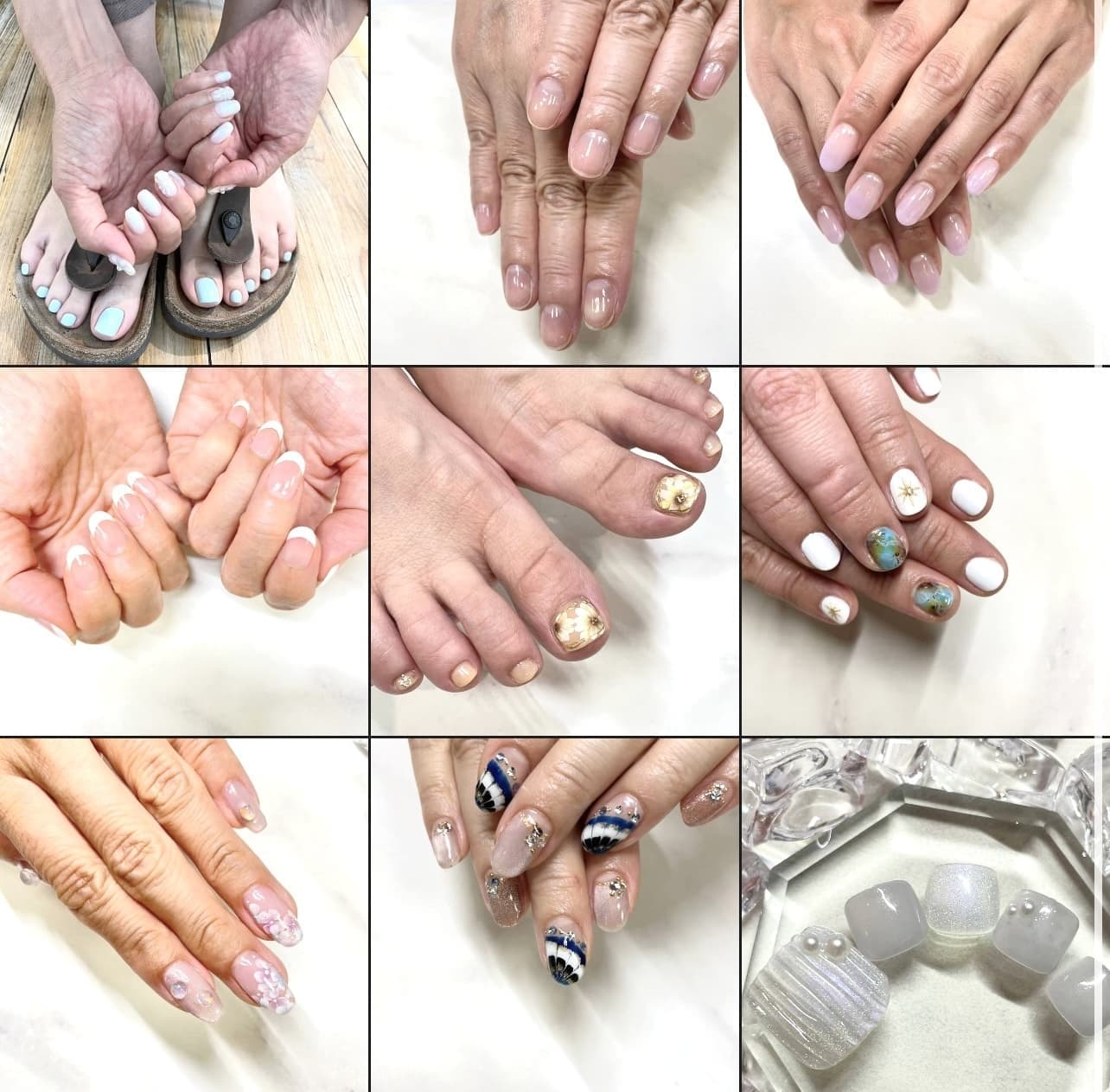 綾瀬のネイルサロンLEMONadeのネイル施術事例