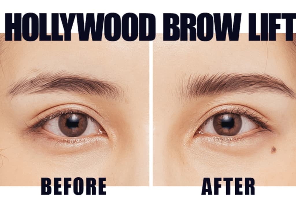 綾瀬のアイラッシュサロンLEMONadeのハリウッドブロウリフト